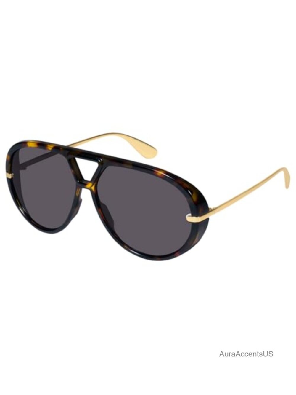Oversized Aviator Sunglasses UV400 Protection Retro Full-Frame Shield